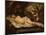Venus with Putti, Attributed to Pietro Liberi, 1780-1799-Pietro Liberi-Mounted Art Print