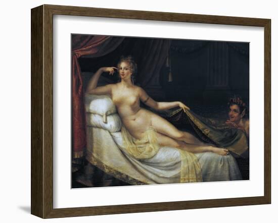 Venus with Satyr-Antonio Canova-Framed Giclee Print