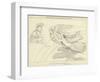 Venus Wounded in the Hand, Conducted by Iris to Mars-John Flaxman-Framed Giclee Print