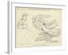 Venus Wounded in the Hand, Conducted by Iris to Mars-John Flaxman-Framed Giclee Print