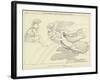 Venus Wounded in the Hand, Conducted by Iris to Mars-John Flaxman-Framed Giclee Print