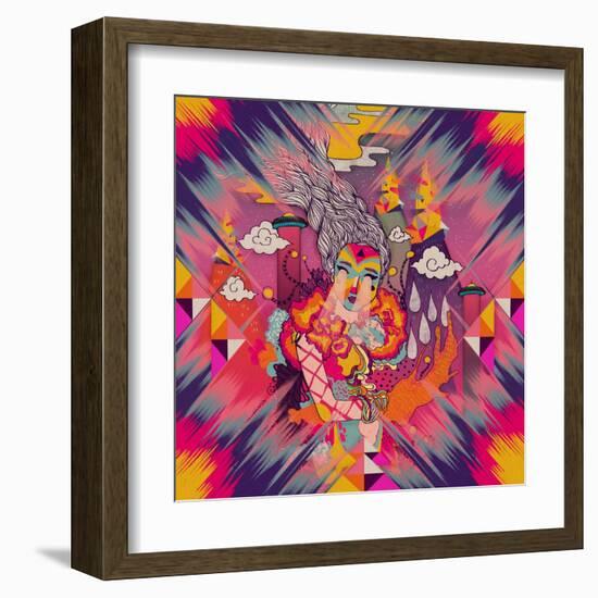 Venus-Diela Maharanie-Framed Art Print