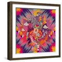 Venus-Diela Maharanie-Framed Art Print