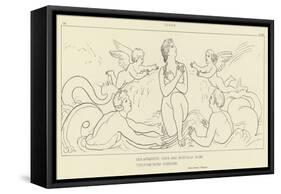 Venus-John Flaxman-Framed Stretched Canvas