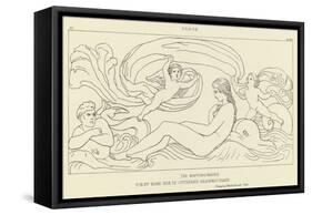 Venus-John Flaxman-Framed Stretched Canvas
