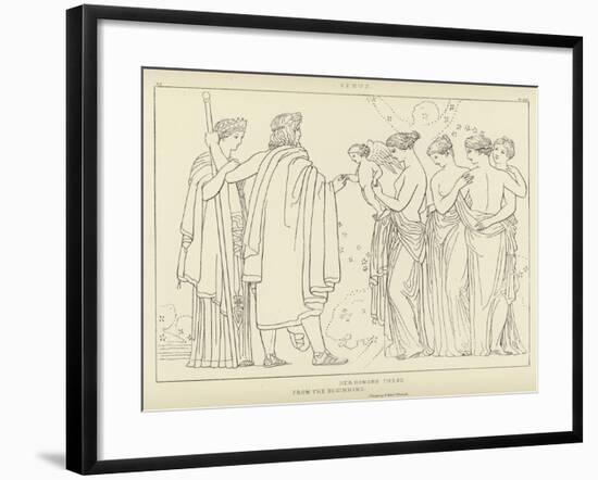 Venus-John Flaxman-Framed Giclee Print