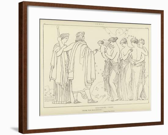 Venus-John Flaxman-Framed Giclee Print