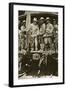 Venustiano Carranza on Board a Train with His Officers, 1914-20-null-Framed Giclee Print