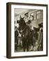 Venustiano Carranza on Horseback, C.1913-null-Framed Giclee Print