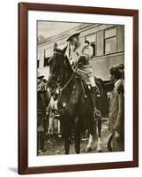 Venustiano Carranza on Horseback, C.1913-null-Framed Giclee Print