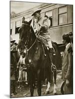 Venustiano Carranza on Horseback, C.1913-null-Mounted Giclee Print