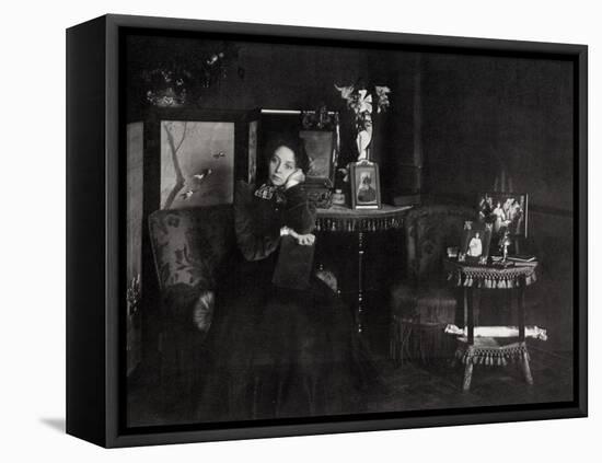 Vera Fyodorovna Komissarzhevskaya, Russian Actress, C1900-Karl Karlovich Bulla-Framed Stretched Canvas