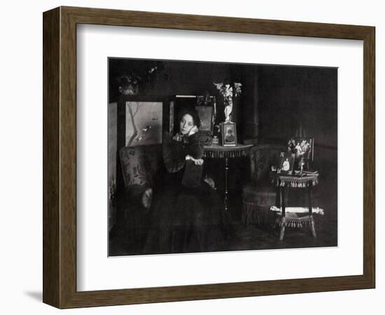 Vera Fyodorovna Komissarzhevskaya, Russian Actress, C1900-Karl Karlovich Bulla-Framed Giclee Print