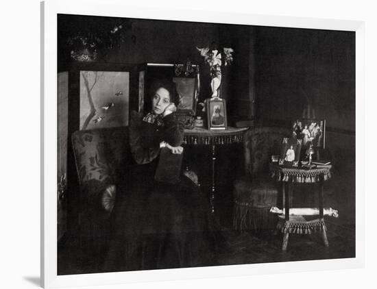 Vera Fyodorovna Komissarzhevskaya, Russian Actress, C1900-Karl Karlovich Bulla-Framed Giclee Print