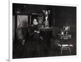Vera Fyodorovna Komissarzhevskaya, Russian Actress, C1900-Karl Karlovich Bulla-Framed Giclee Print
