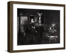 Vera Fyodorovna Komissarzhevskaya, Russian Actress, C1900-Karl Karlovich Bulla-Framed Giclee Print