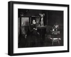 Vera Fyodorovna Komissarzhevskaya, Russian Actress, C1900-Karl Karlovich Bulla-Framed Giclee Print