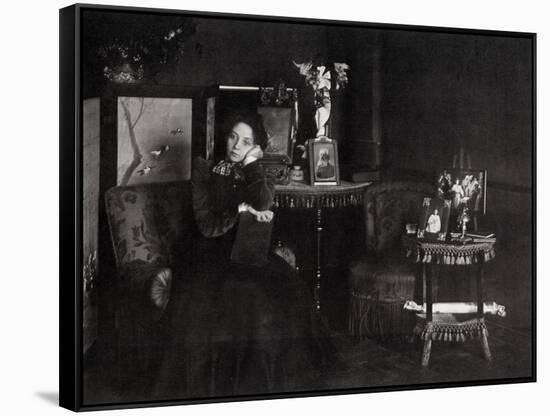 Vera Fyodorovna Komissarzhevskaya, Russian Actress, C1900-Karl Karlovich Bulla-Framed Stretched Canvas