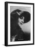 Vera Kholodnaya, Russian Silent Film Actress, 1910s-null-Framed Giclee Print