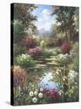Garden Atrium l-Vera Oxley-Stretched Canvas