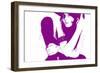 Vera Purple-NaxArt-Framed Art Print