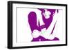 Vera Purple-NaxArt-Framed Art Print