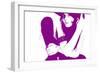 Vera Purple-NaxArt-Framed Art Print