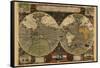 Vera Totius Expeditionis Nautica (World Map)-Abraham Ortelius-Framed Stretched Canvas