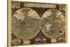 Vera Totius Expeditionis Nautica (World Map)-Abraham Ortelius-Stretched Canvas