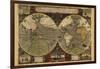 Vera Totius Expeditionis Nautica (World Map)-Abraham Ortelius-Framed Art Print