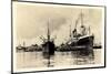 Veracruz Mexiko, Muelle Fiscal, Dampfschiff Leerdam-null-Mounted Giclee Print