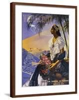 Veracruz, Senora with Flowers-null-Framed Art Print