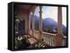 Verandah of Mansion, Son Marroig, Majorca, Spain-Rex Butcher-Framed Stretched Canvas