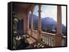 Verandah of Mansion, Son Marroig, Majorca, Spain-Rex Butcher-Framed Stretched Canvas