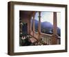 Verandah of Mansion, Son Marroig, Majorca, Spain-Rex Butcher-Framed Photographic Print