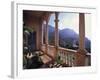 Verandah of Mansion, Son Marroig, Majorca, Spain-Rex Butcher-Framed Photographic Print