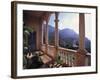 Verandah of Mansion, Son Marroig, Majorca, Spain-Rex Butcher-Framed Photographic Print