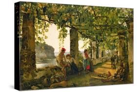 Verandah with Twisted Vines, 1828-Silvestr Fedosievich Shchedrin-Stretched Canvas