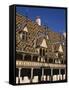 Verandahs and Roof of the Hospices De Beaune on the Cote D'Or, Bourgogne, France, Europe-Charles Bowman-Framed Stretched Canvas