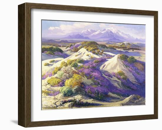 Verbena Clad Dunes-Fred Grayson Sayre-Framed Giclee Print