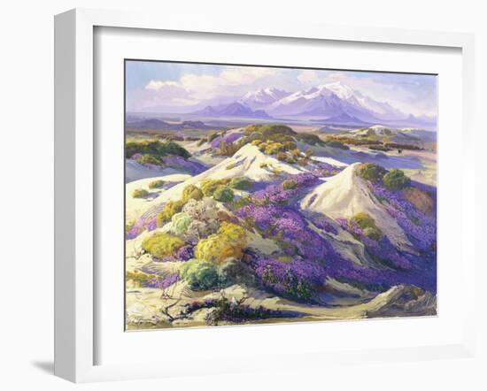 Verbena Clad Dunes-Fred Grayson Sayre-Framed Giclee Print