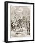 Vercingetorix before Caesar (Litho)-English-Framed Giclee Print