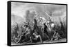 Vercingetorix in Action-null-Framed Stretched Canvas