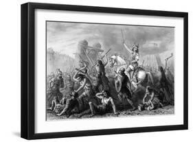 Vercingetorix in Action-null-Framed Art Print