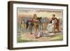 Vercingetorix Lays Down His Arms before Julius Caesar-null-Framed Giclee Print