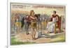 Vercingetorix Lays Down His Arms before Julius Caesar-null-Framed Giclee Print