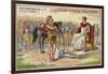 Vercingetorix Lays Down His Arms before Julius Caesar-null-Framed Giclee Print