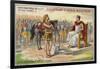 Vercingetorix Lays Down His Arms before Julius Caesar-null-Framed Giclee Print