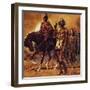 Vercingetorix Put on His Finest Armour and Surrendered-null-Framed Giclee Print