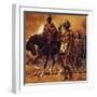 Vercingetorix Put on His Finest Armour and Surrendered-null-Framed Giclee Print